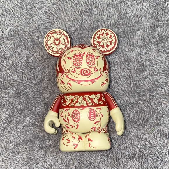 Disney Other - 🌵Retired Disney Vinylmation Red Mickey from the "Beauty and the beast" series!